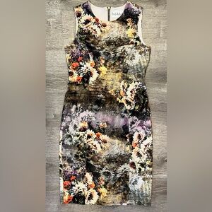 Nicole Miller Multicolor Floral Dress Size 10